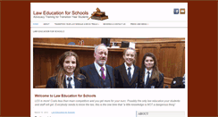 Desktop Screenshot of laweducationforschools.com